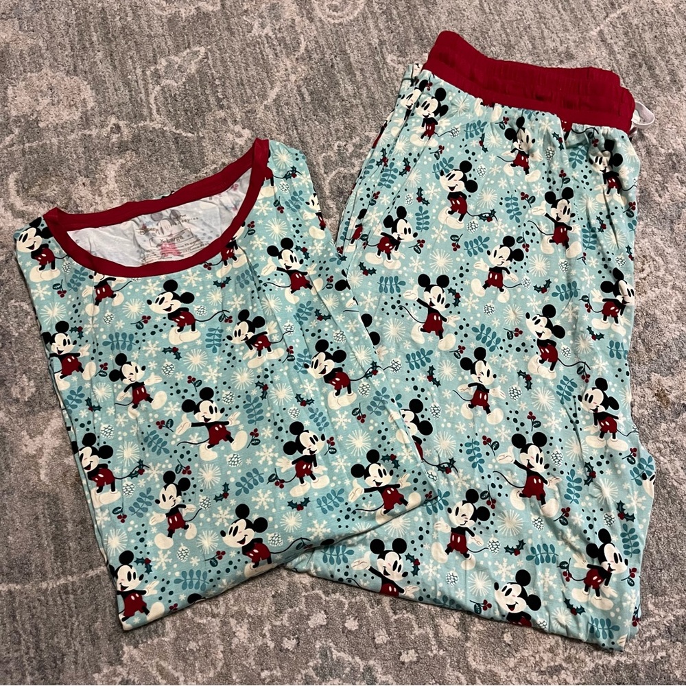 Little Sleepies Bamboo Cotton Pajamas Mickey Mouse Size X-Large